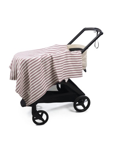 Muselina Cherry Rayas