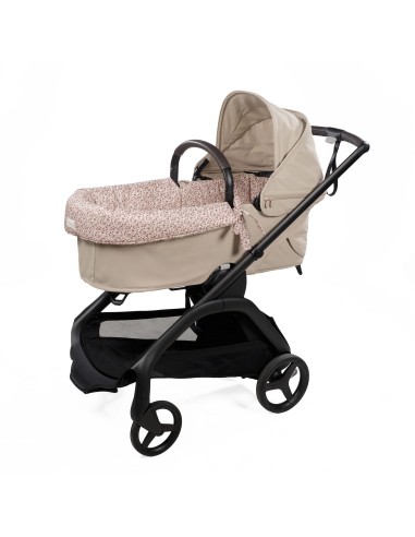 Cubre cuco dual + funda colchón Cherry Flores