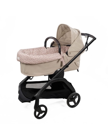 Cubre cuco dual + funda colchón Cherry Flores