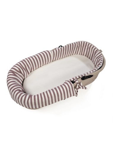 Cubre cuco dual + funda colchón Cherry Rayas