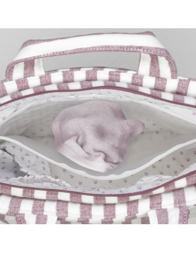 Bolsa Canastilla Cherry Rayas