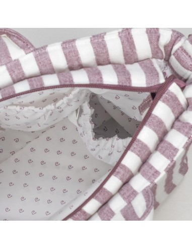 Bolsa Canastilla Cherry Rayas