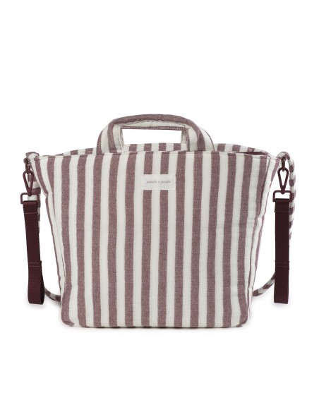 Bolsa Canastilla Cherry Rayas