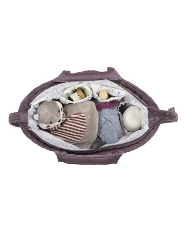 Bolsa Canastilla Cherry Velvet