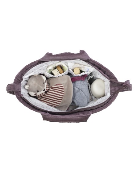 Bolsa Canastilla Cherry Velvet