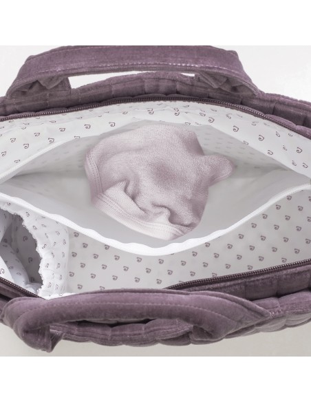 Bolsa Canastilla Cherry Velvet