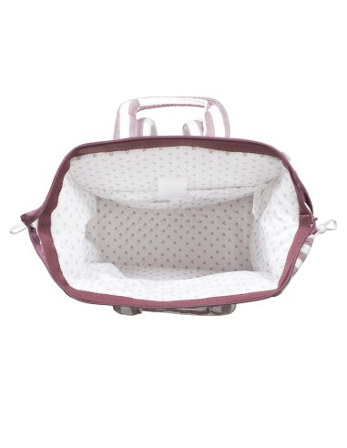 Mochila Cherry Rayas