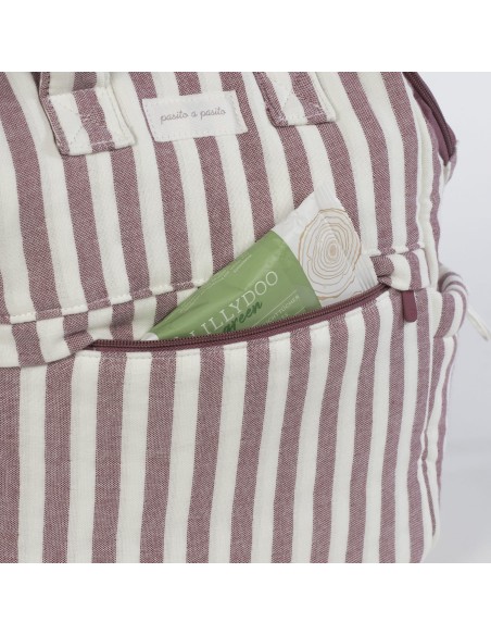 Mochila Cherry Rayas