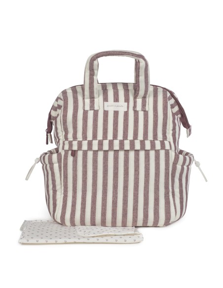 Mochila Cherry Rayas