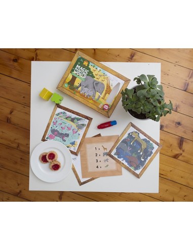 Pintura Mágica Safari Tiger Tribe