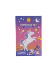 Set para colorear Unicornio Magico