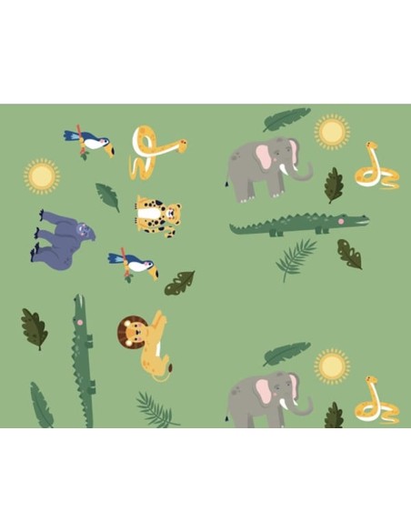 Pelota Caucho 18cm Jungla