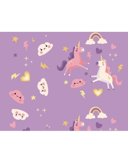 Pelota Caucho 18cm Unicornio