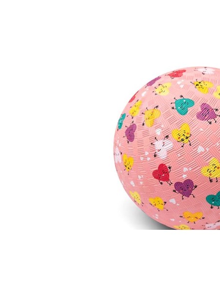 Pelota Caucho 13cm Corazones