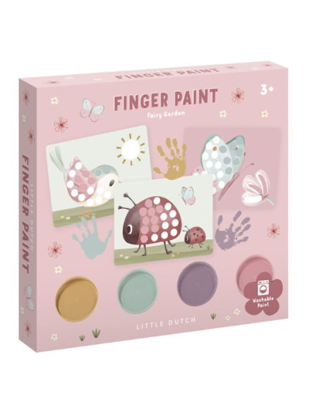 Set pintura de dedos fairy Little dutch