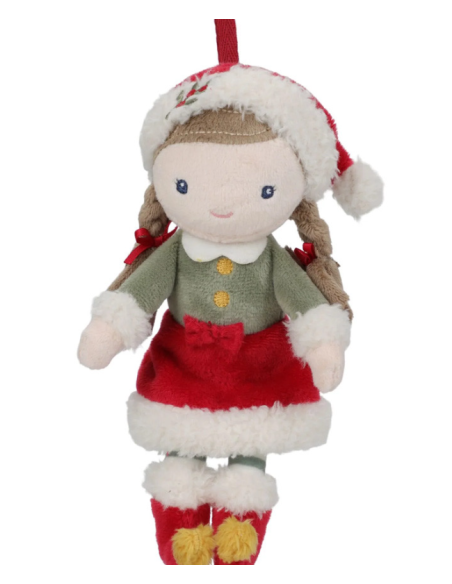 Set 4 Adornos de Navidad Rosa