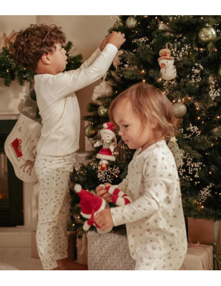 Set 4 Adornos de Navidad Rosa