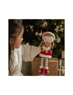 Muñeca Blandita de Navidad Rosa 2