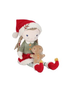 Muñeca Blandita de Navidad Rosa