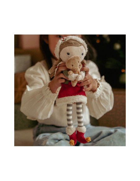 Muñeca Blandita de Navidad Rosa