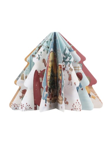 Caja de Regalo Árbol de Navidad con Muñeco Jim