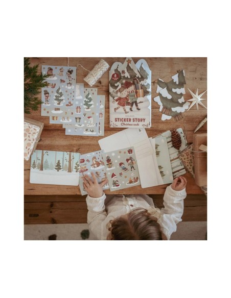 Pegatinas y Tarjetas Navideñas