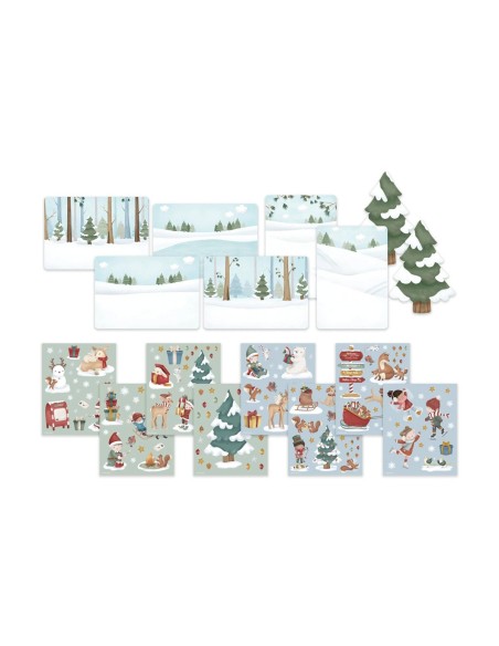 Pegatinas y Tarjetas Navideñas