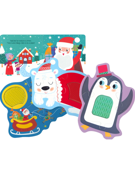 La navidad de Papá Noel  sensorial