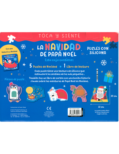 La navidad de Papá Noel  sensorial