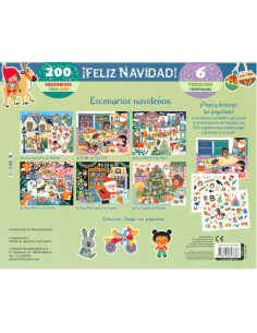 Pegatinas Reutilizables Feliz Navidad 2