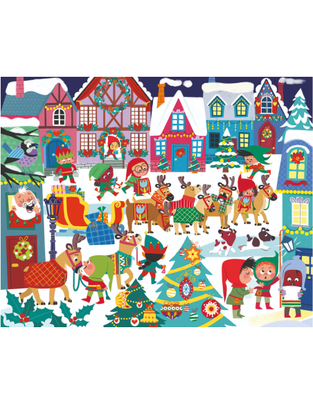 Pegatinas Reutilizables Feliz Navidad