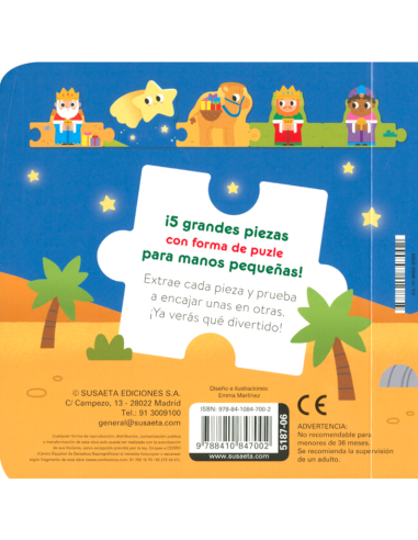 Mi primer Libro Puzzle Los Reyes Magos