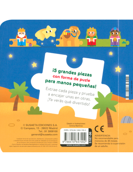 Mi primer Libro Puzzle Los Reyes Magos