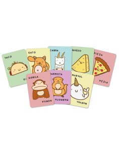 Juegos de atención Taco, Peluche, Cabra, Queso, Pizza 2