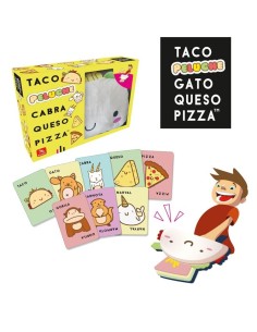 Juegos de atención Taco, Peluche, Cabra, Queso, Pizza
