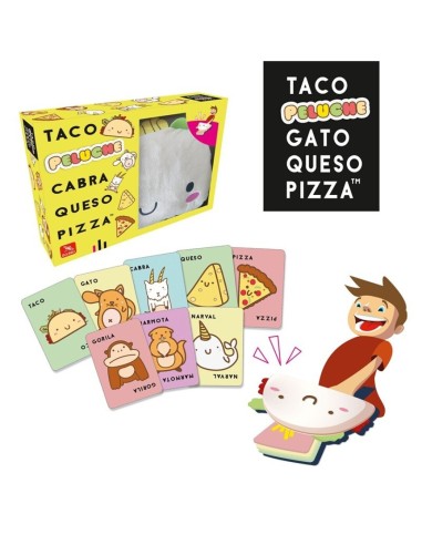 Juegos de atención Taco, Peluche, Cabra, Queso, Pizza
