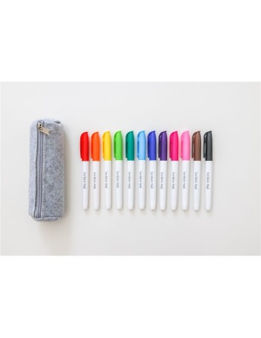 Estuche con 12 rotuladores Juegaconmigo