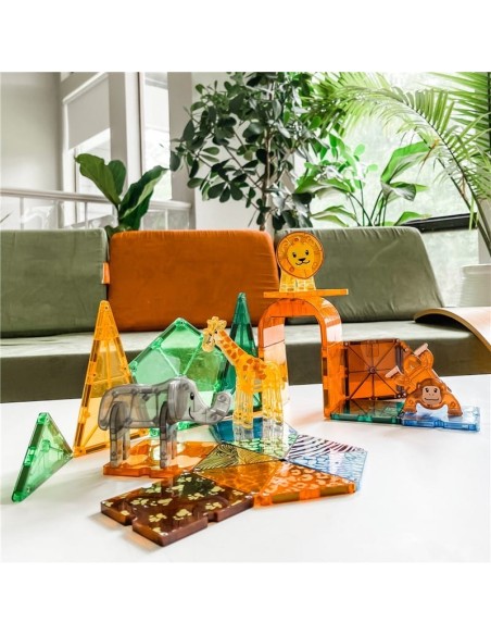 MAGNA-T Safari Animals Set 25pcs Juegaconmigo