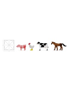 MAGNA-T Farm Animals Set 25pcs Juegaconmigo 2