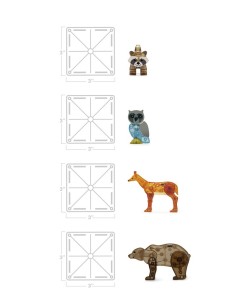 MAGNA-T Forest Animals Set 25pcs Juegaconmigo 2