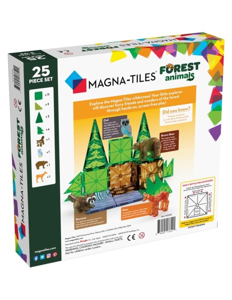 MAGNA-T Forest Animals Set 25pcs Juegaconmigo