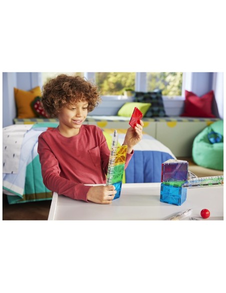 Set de Construcción Magna-Tiles Rail Racers 33 piezas