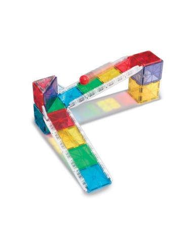 Set de Construcción Magna-Tiles Rail Racers 33 piezas