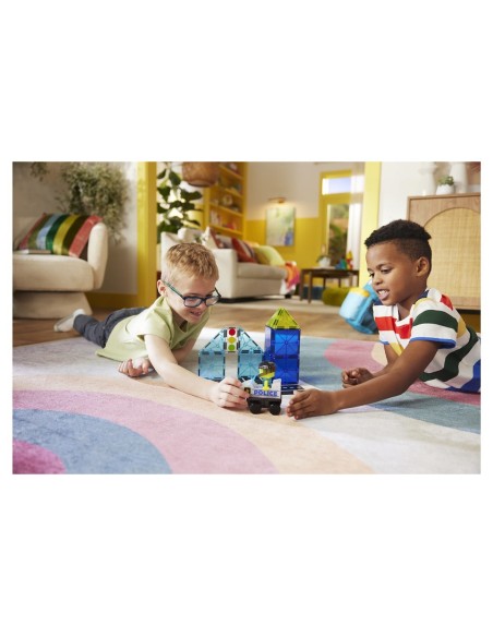 Set de Construcción Magna-Tiles Police Patrol 20 piezas