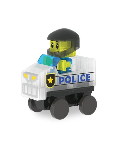 Set de Construcción Magna-Tiles Police Patrol 20 piezas