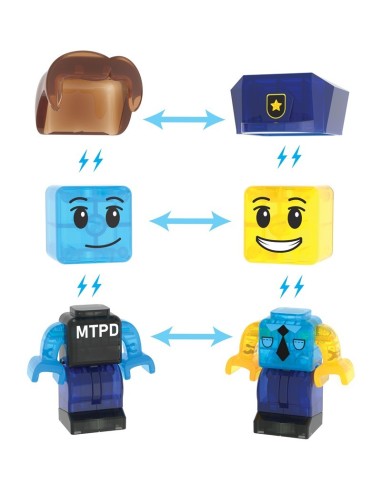 MAGNA-T Police Station Set 35 pcs