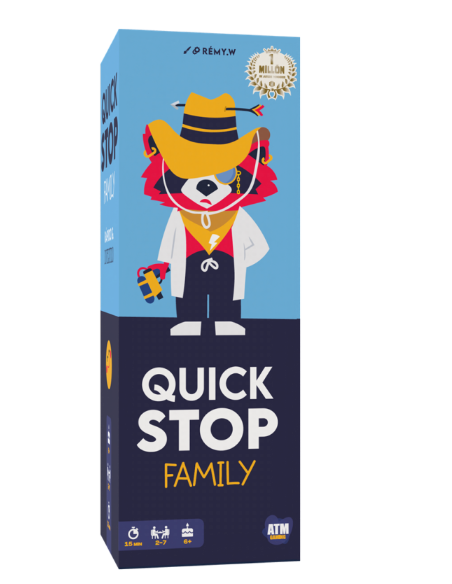Juegos de mesa para todos Quick Stop Family – Juego de Agilidad Mental