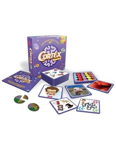 Juegos de mesa para todos Cortex Challenge Kids 1 lila - Juego de cartas de habilidad mental y concentración