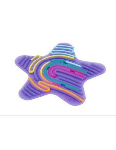 Estrella sensorial Happy Day con cordones de silicona