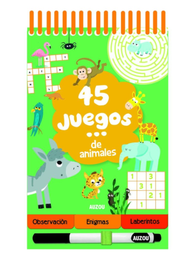 45 Juegos reutilizables Animales